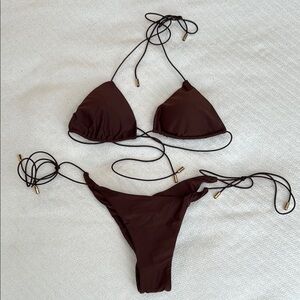 Berry Beachy Swim - Scrunch Back Bikini